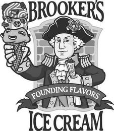 BROOKER'S FOUNDING FLAVORS ICE CREAM trademark