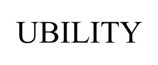 UBILITY trademark