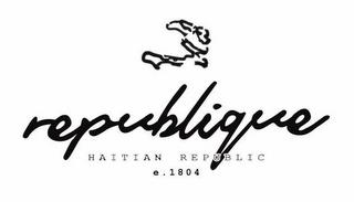 REPUBLIQUE HAITIAN REPUBLIQE E.1804 trademark