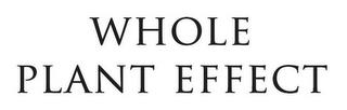 WHOLE PLANT EFFECT trademark