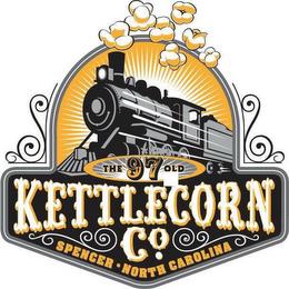 THE OLD 97 KETTLECORN CO. SPENCER · NORTH CAROLINA trademark