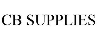 CB SUPPLIES trademark