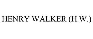 HENRY WALKER (H.W.) trademark