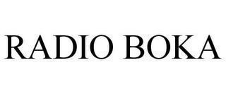 RADIO BOKA trademark