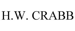 H.W. CRABB trademark