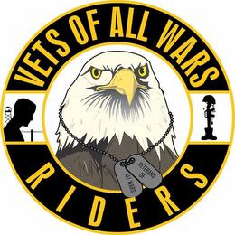 VETS OF ALL WARS RIDERS VETERANS OF ALLWARS trademark