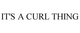 IT'S A CURL THING trademark