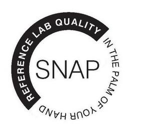 SNAP REFERENCE LAB QUALITY IN THE PALM OF YOUR HAND trademark