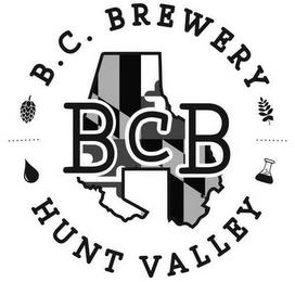 B.C. BREWERY BCB HUNT VALLEY trademark