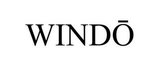 WINDO trademark