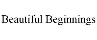 BEAUTIFUL BEGINNINGS trademark