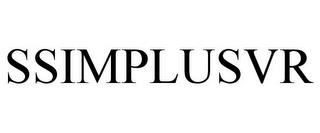 SSIMPLUSVR trademark