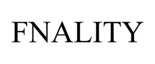 FNALITY trademark