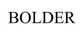 BOLDER trademark