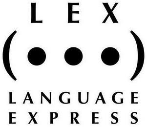 LEX (...) LANGUAGE EXPRESS trademark