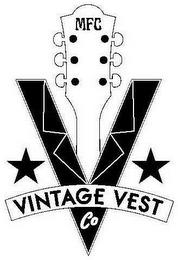 MFC V VINTAGE VEST CO trademark