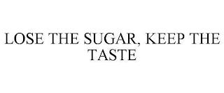 LOSE THE SUGAR, KEEP THE TASTE trademark