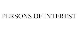 PERSONS OF INTEREST trademark