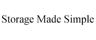 STORAGE MADE SIMPLE trademark