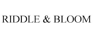 RIDDLE & BLOOM trademark