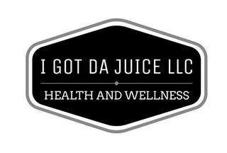 I GOT DA JUICE LLC HEALTH AND WELLNESS trademark