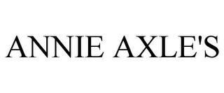 ANNIE AXLE'S trademark