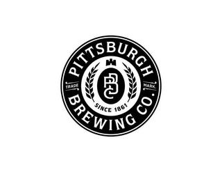 PITTSBURGH BREWING CO. PBC SINCE 1861 trademark