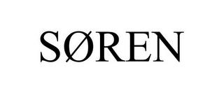 SØREN trademark