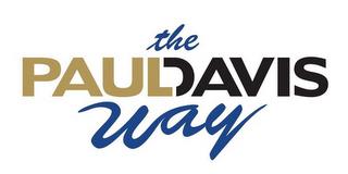 THE PAUL DAVIS WAY trademark