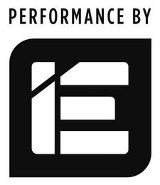 PERFORMANCE BY IE trademark