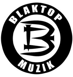 B BLAKTOP MUZIK trademark