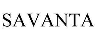 SAVANTA trademark