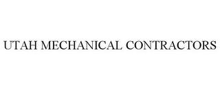 UTAH MECHANICAL CONTRACTORS trademark