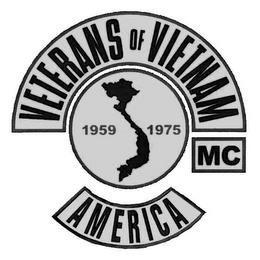 VETERANS OF VIETNAM MC AMERICA 1959 1975 trademark