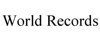 WORLD RECORDS trademark