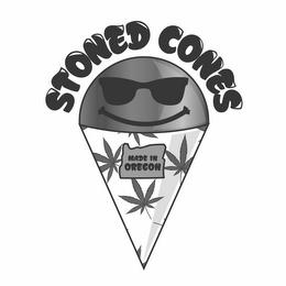 STONED CONES MADE IN OREGON trademark