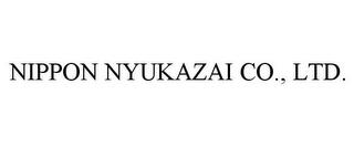 NIPPON NYUKAZAI CO., LTD. trademark