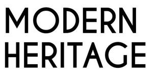 MODERN HERITAGE trademark