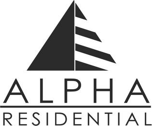 ALPHA RESIDENTIAL trademark