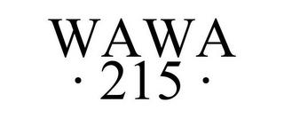 WAWA · 215 · trademark