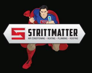 S STRITTMATER AIR CONDITIONING · HEATING · PLUMBING · ROOFING trademark