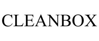 CLEANBOX trademark