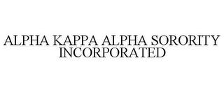 ALPHA KAPPA ALPHA SORORITY INCORPORATED trademark