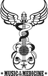 MUSIC IS THE MEDICINE trademark