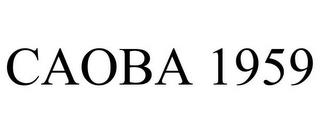 CAOBA 1959 trademark