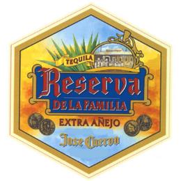 RESERVA DE LA FAMILIA EXTRA ANEJO JOSE CUERVO TEQUILA trademark