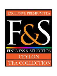 EXCLUSIVE PREMIUM TEA F&S FINENESS & SELECTION CEYLON TEA COLLECTION trademark