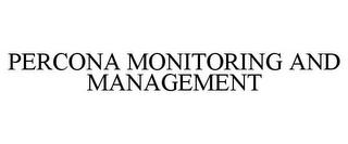 PERCONA MONITORING AND MANAGEMENT trademark