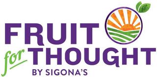 FFT FRUIT FOR THOUGHT BY SIGONA'S trademark