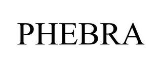 PHEBRA trademark